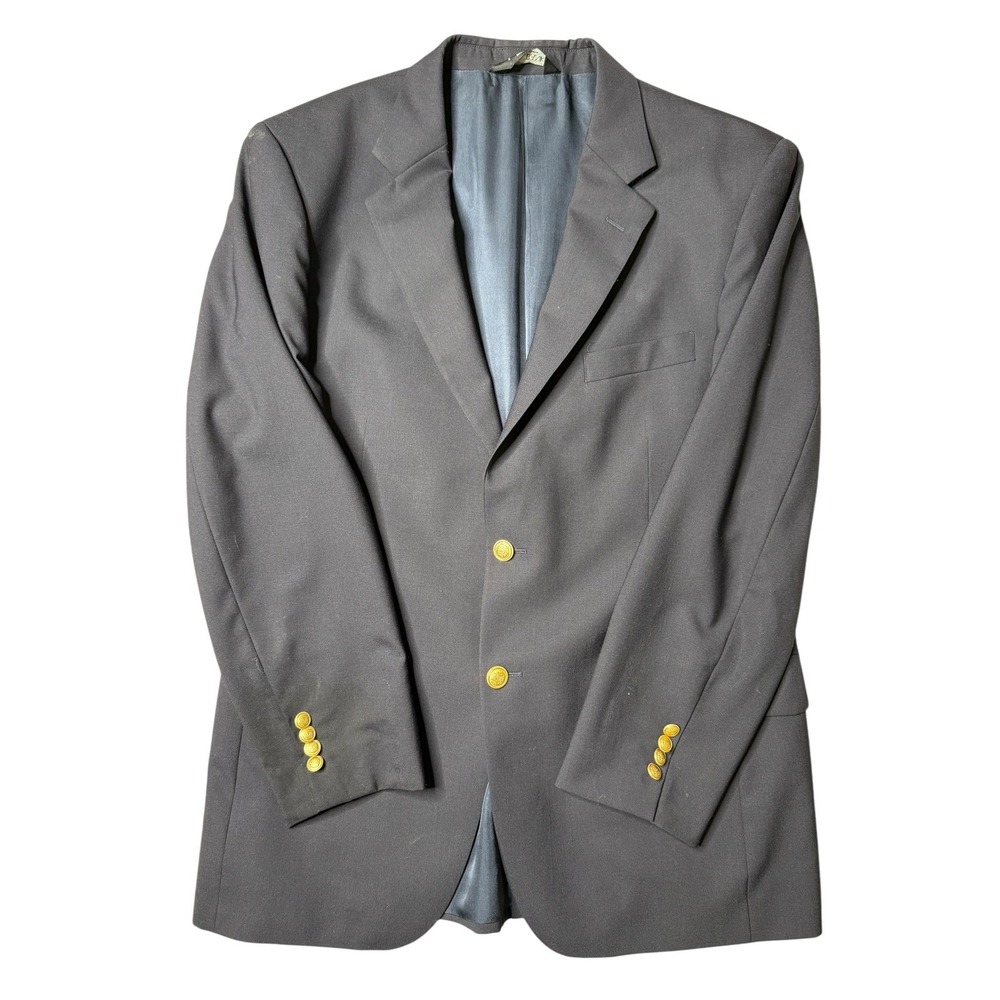 Jos. A. Bank Wool‎ Blazer Gold Buttons Business Career Jacket 42R